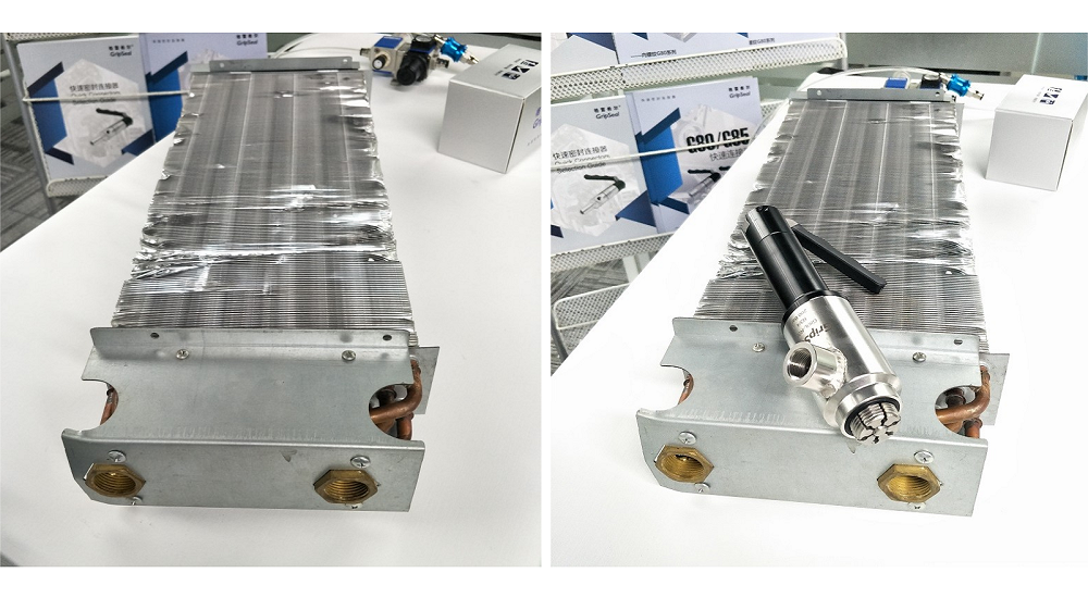 G80系列密封測(cè)試接頭在風(fēng)機(jī)盤(pán)管測(cè)試中的應(yīng)用 G80系列密封測(cè)試接頭在風(fēng)機(jī)盤(pán)管測(cè)試中的應(yīng)用