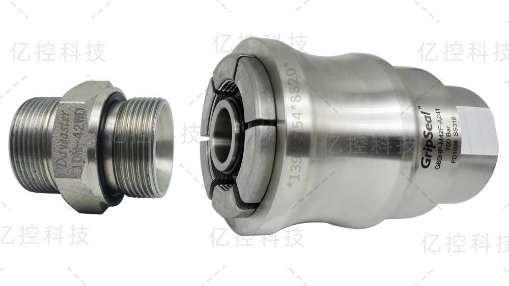 格雷希爾G60HP-M42F系列氣密測試快速密封連接器在大型液壓系統(tǒng)的應用分析