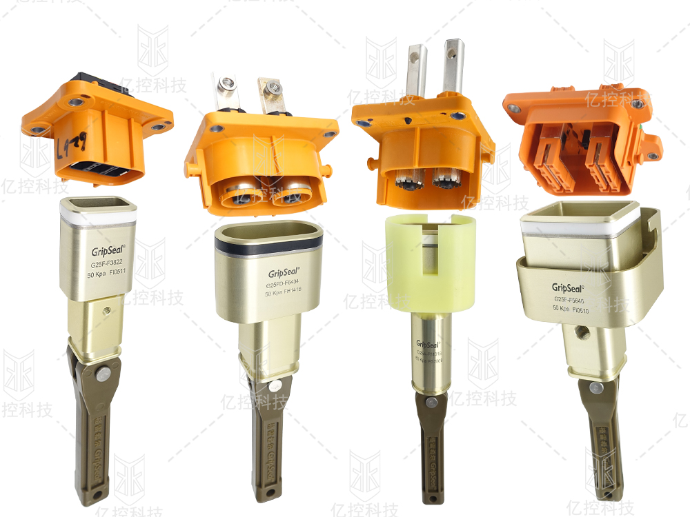 用于新能源行業電氣接插件快速封堵和連接的格雷希爾G25F系列密封測試接頭