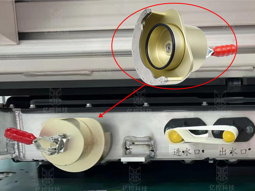 　　格雷希爾G20F系列防爆閥測試專用密封測試接頭，在新能源電池包整包氣密性測試時的應用