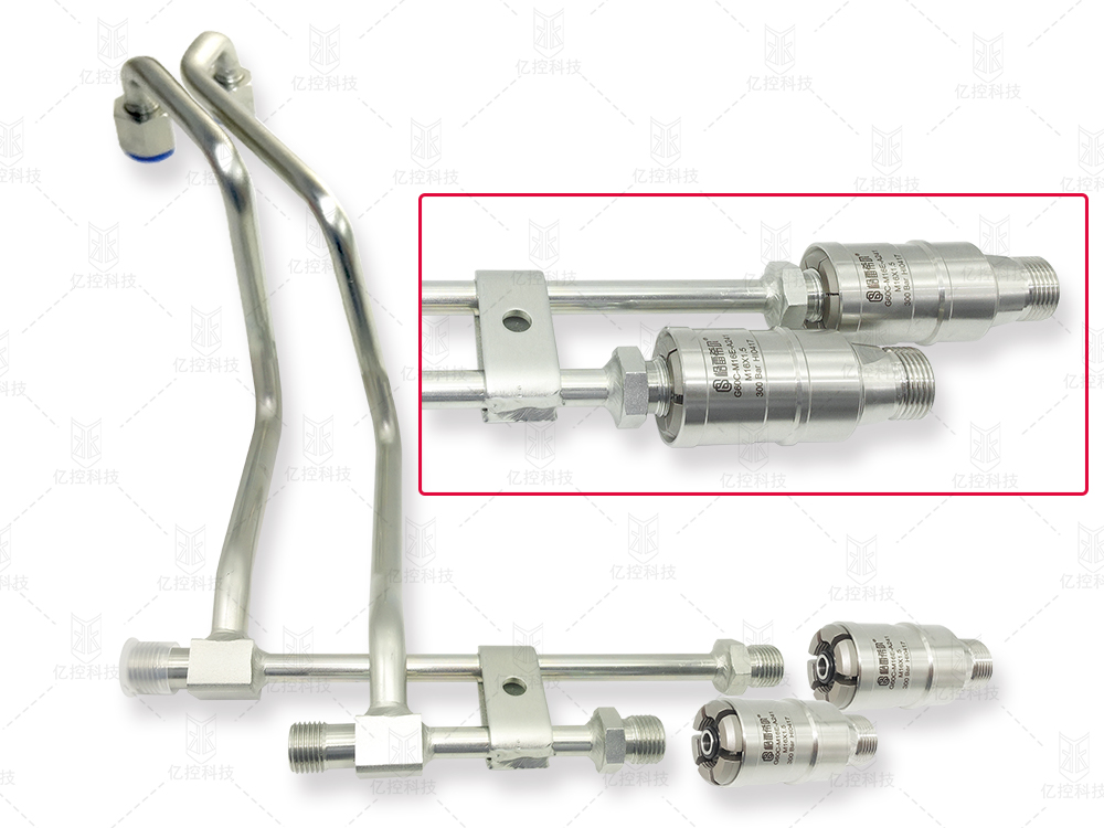 格雷希爾G60C快速接頭在高壓油管的耐壓測(cè)試